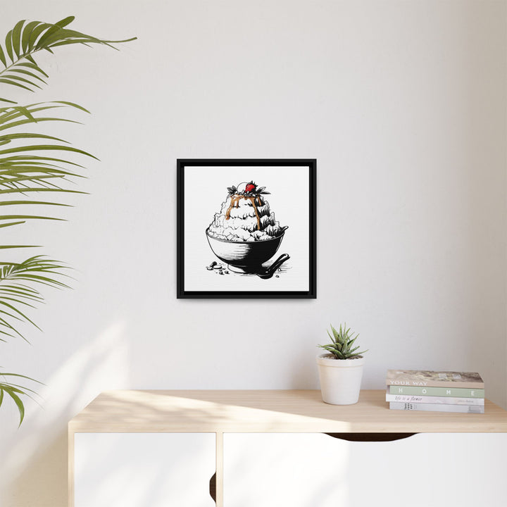 Bingsu Canvas with Floating Frame