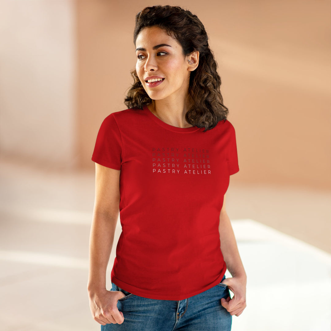 Pastry Atelier Stacked Women's Cotton T-Shirt