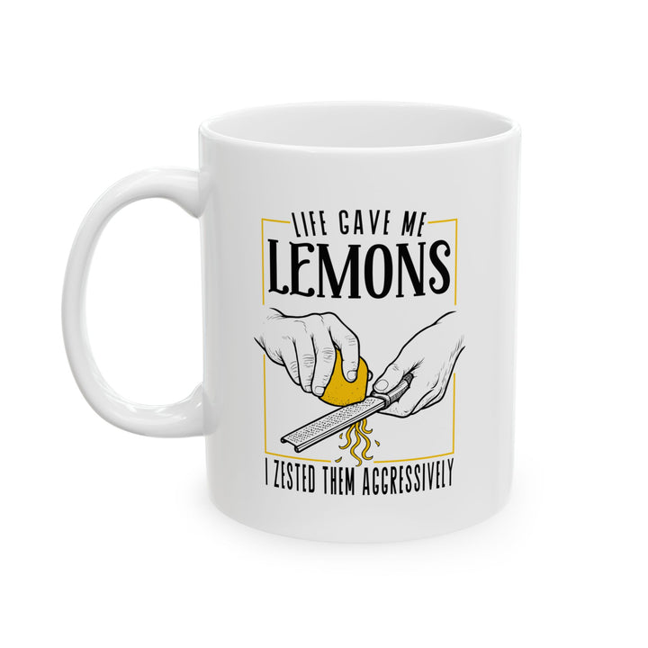 LIfe Gave Me Lemons White Mug