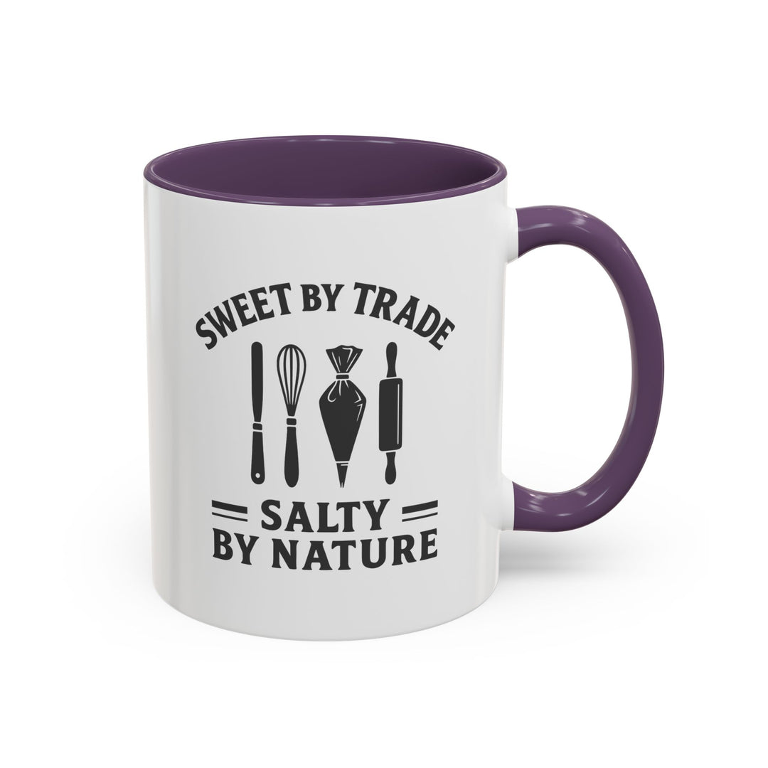 Sweet by Trade Salty by Nature Color Accent Mug