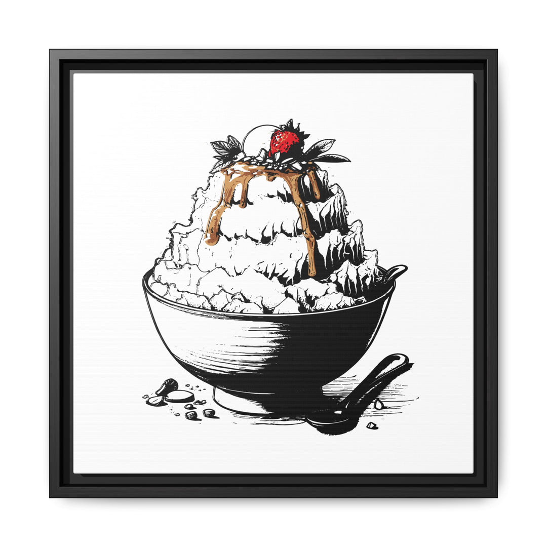 Bingsu Canvas with Floating Frame