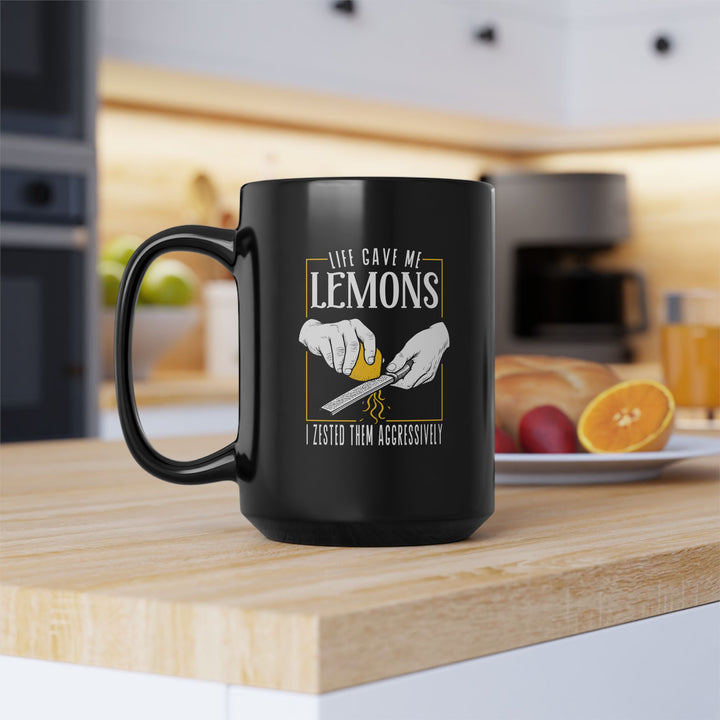 Life Gave Me Lemons Black Mug