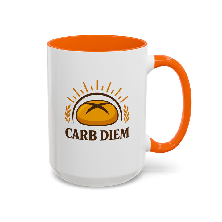 Carb Diem Color Accent Mug