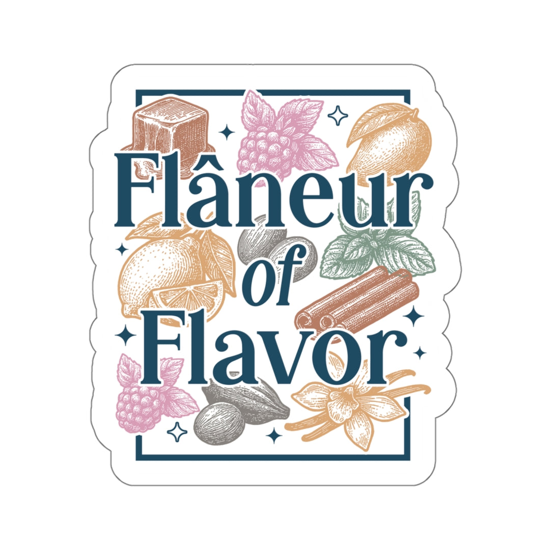 Flâneur of Flavor Vinyl Sticker
