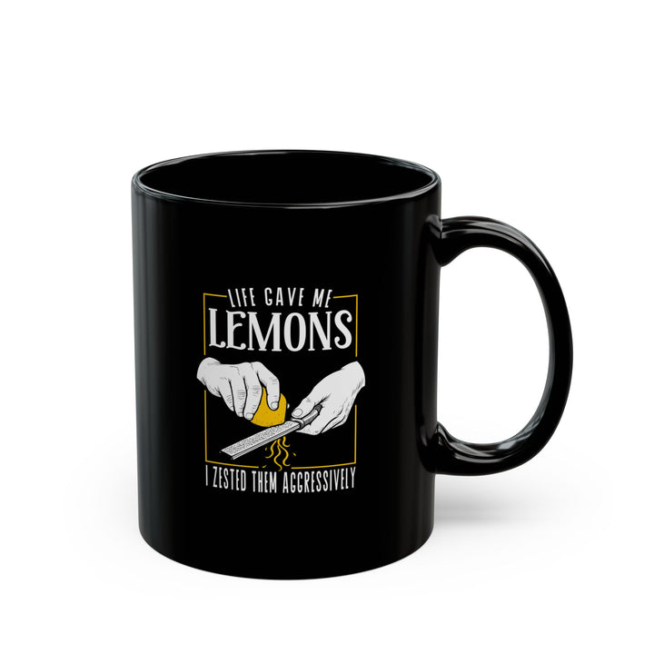 Life Gave Me Lemons Black Mug