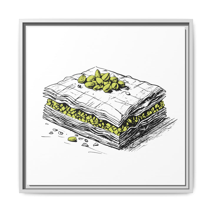 Baklava Canvas with Floating Frame