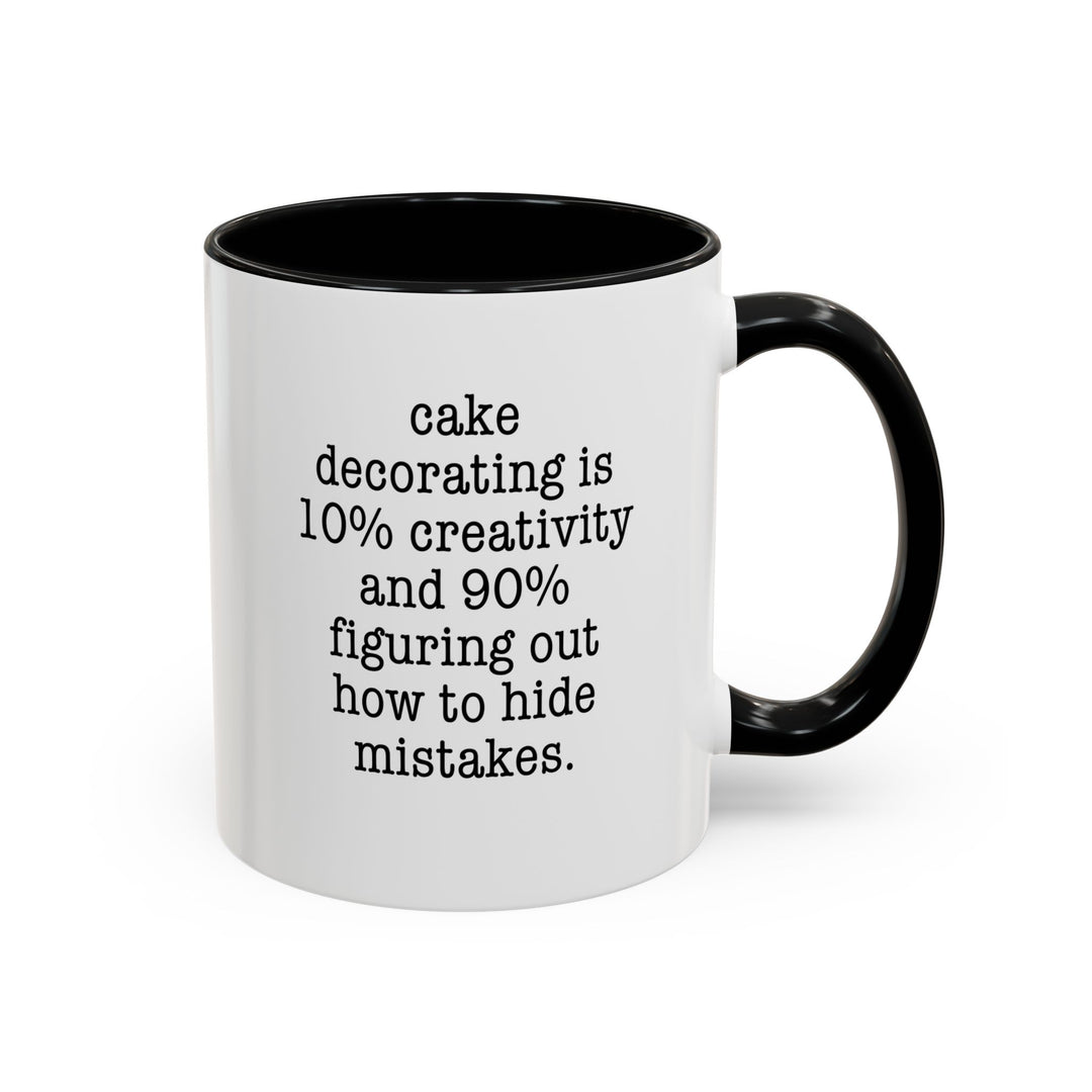 Cake Decorating Truth Color Accent Mug