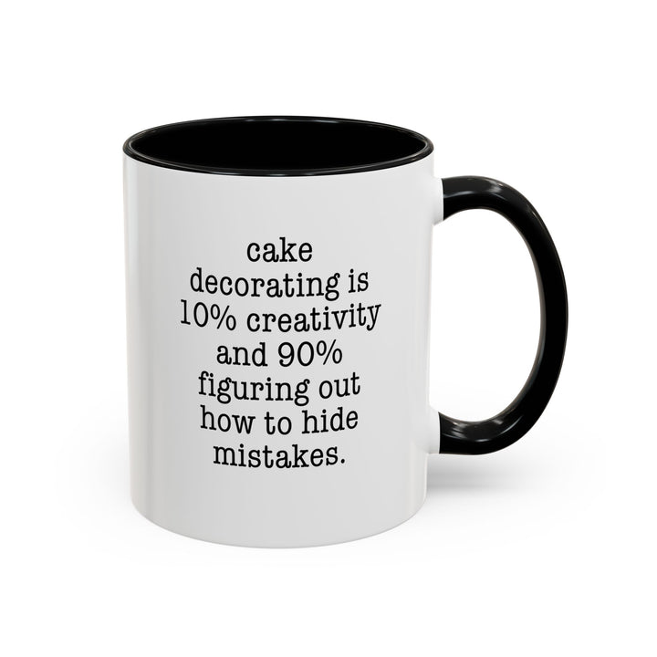 Cake Decorating Truth Color Accent Mug