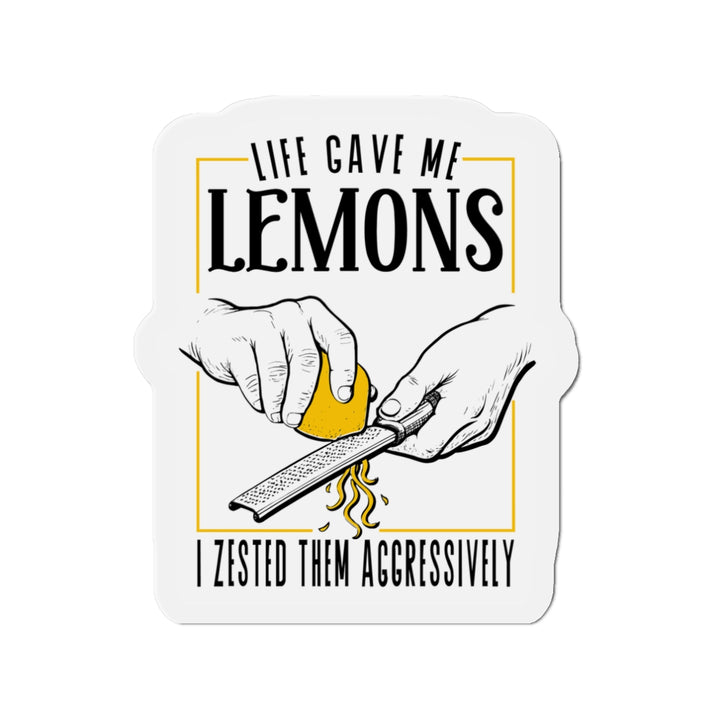 Life Gave Me Lemons Vinyl Magnets
