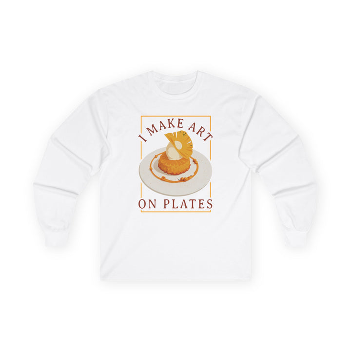 I Make Arts on Plates Long Sleeve T-Shirt