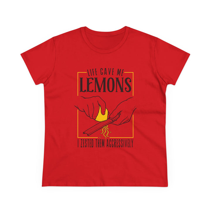Life Gave Me Lemons Women's Cotton T-Shirt