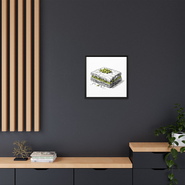 Baklava Canvas with Floating Frame