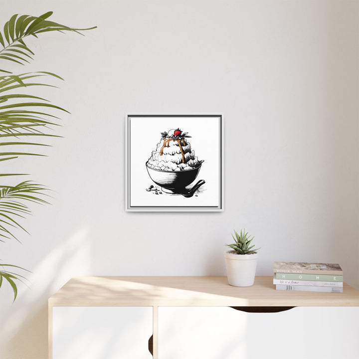 Bingsu Canvas with Floating Frame