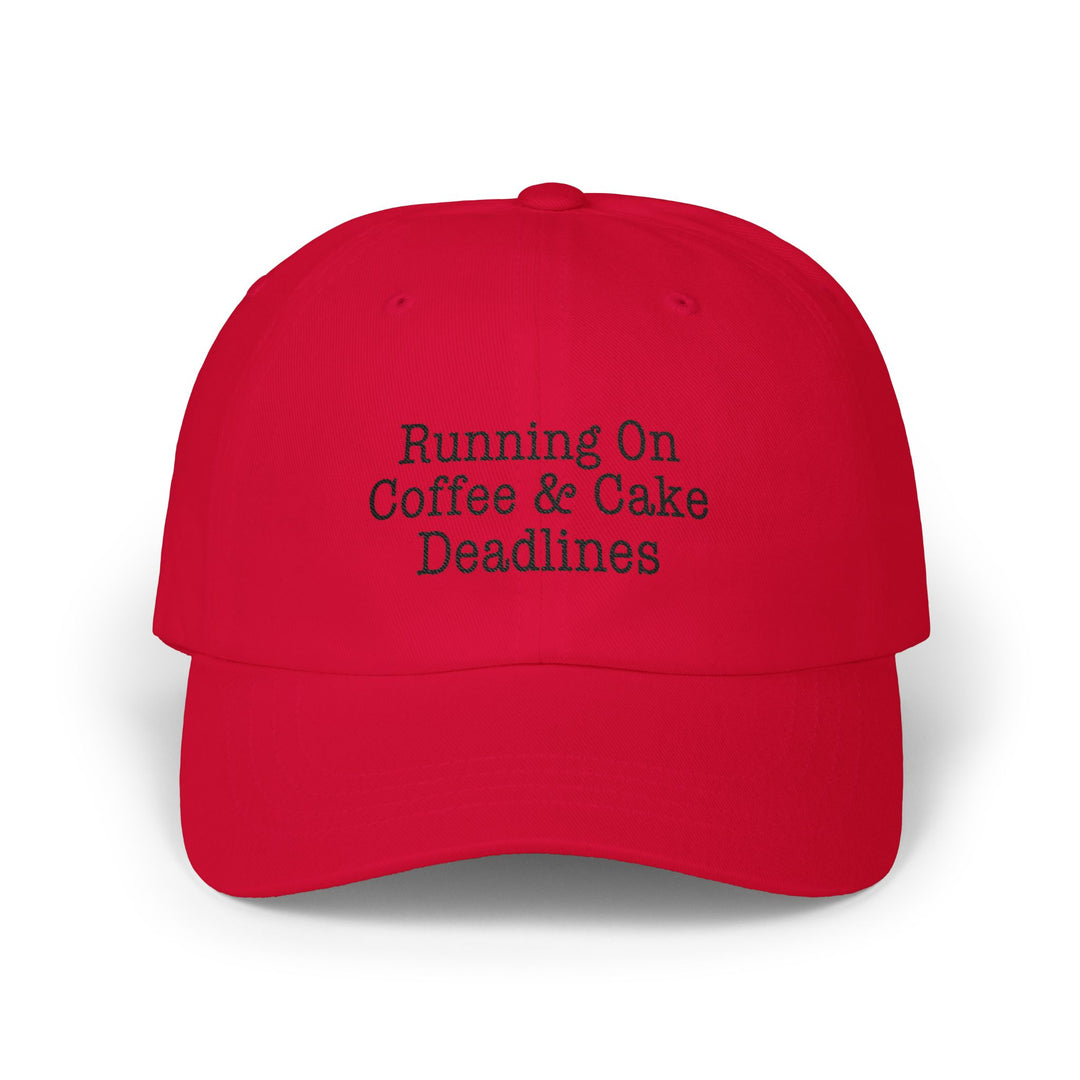Coffee & Cake Deadlines Embroidered Hat