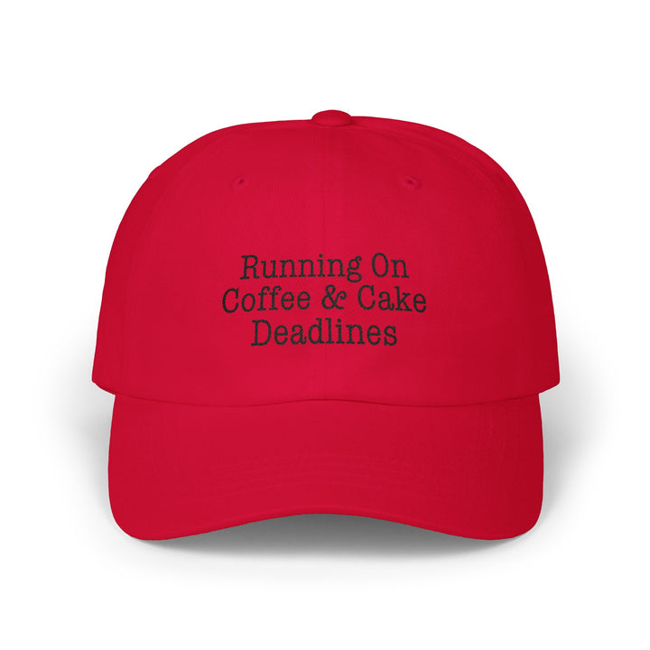 Coffee & Cake Deadlines Embroidered Hat