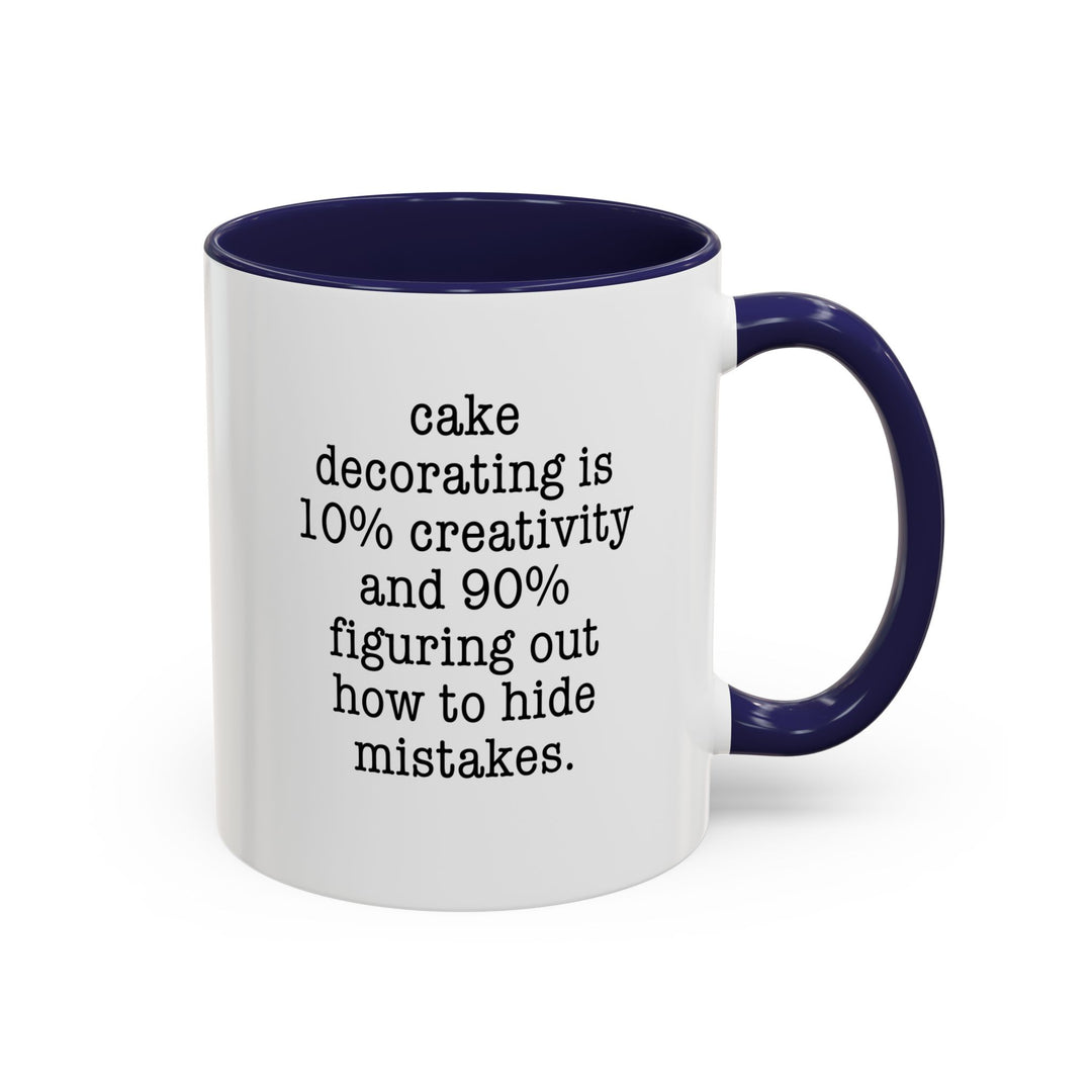 Cake Decorating Truth Color Accent Mug