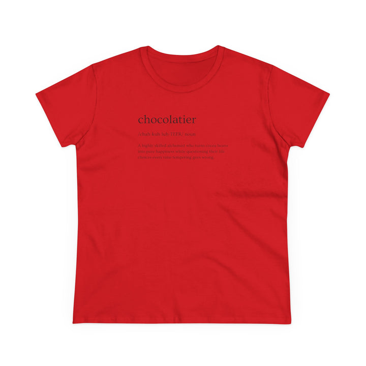 Chocolatier Definition Women's Cotton T-Shirt