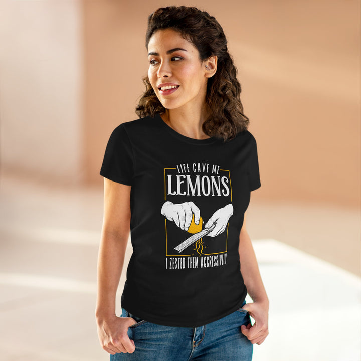 Life Gave Me Lemons Women's Cotton T-Shirt