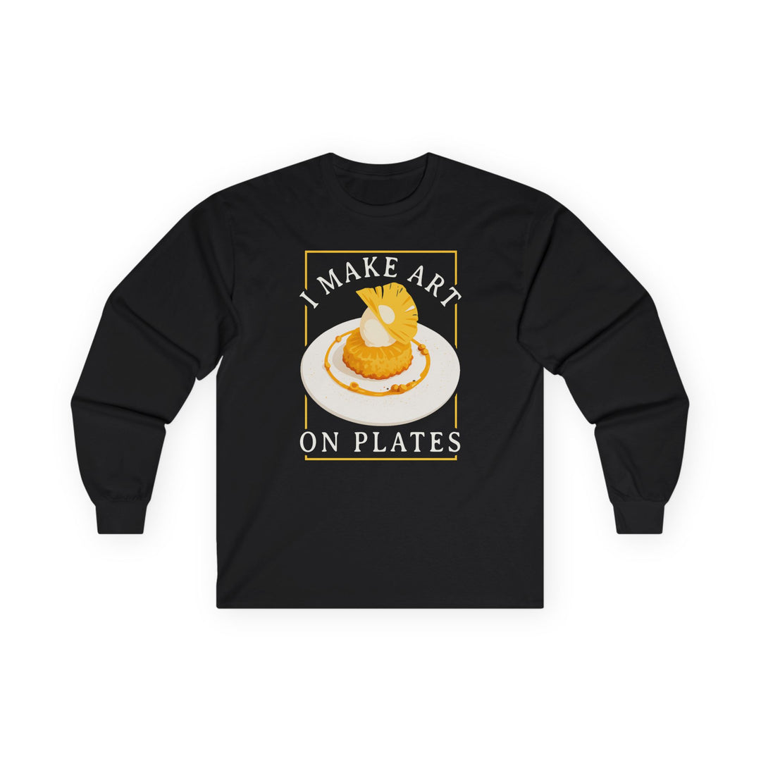 I Make Arts on Plates Long Sleeve T-Shirt