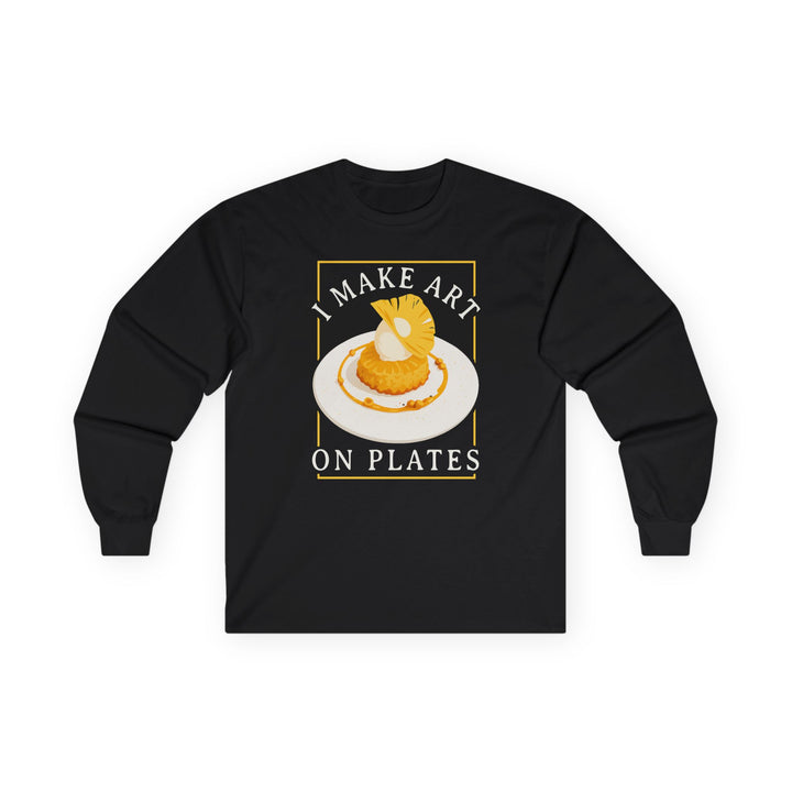 I Make Arts on Plates Long Sleeve T-Shirt