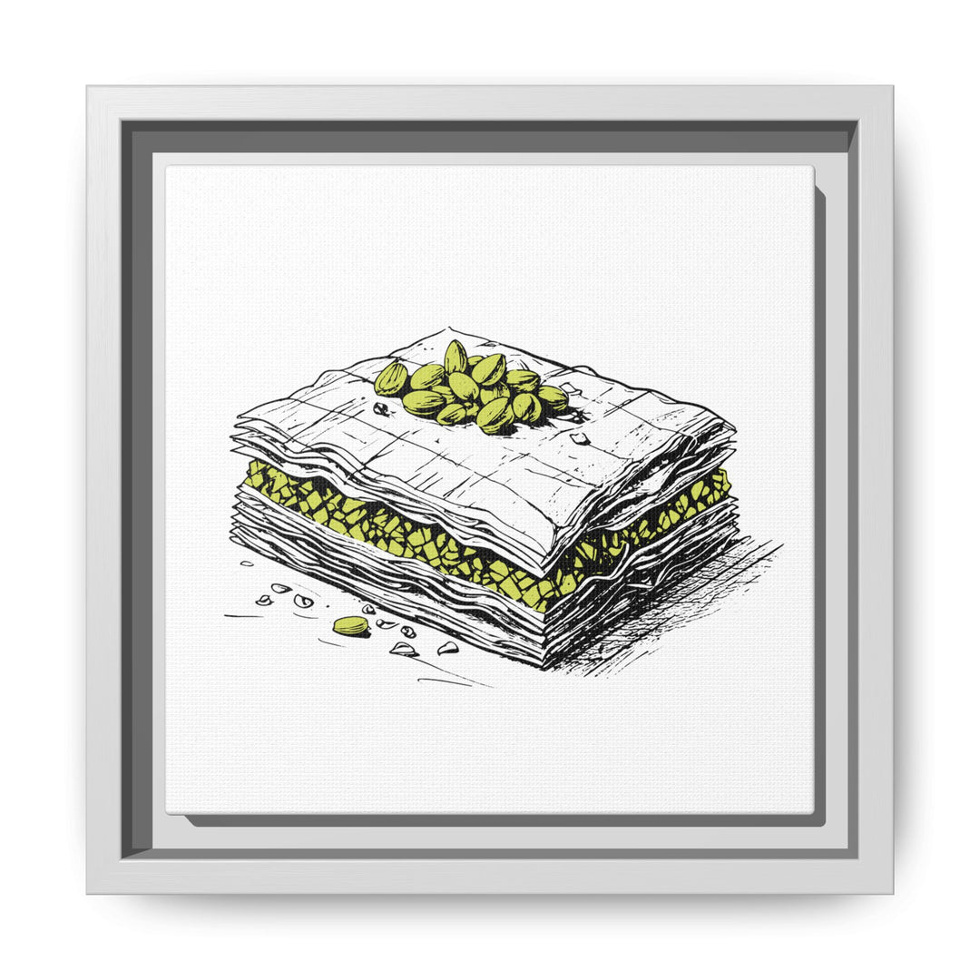 Baklava Canvas with Floating Frame