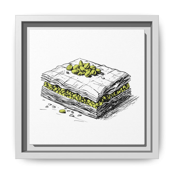 Baklava Canvas with Floating Frame