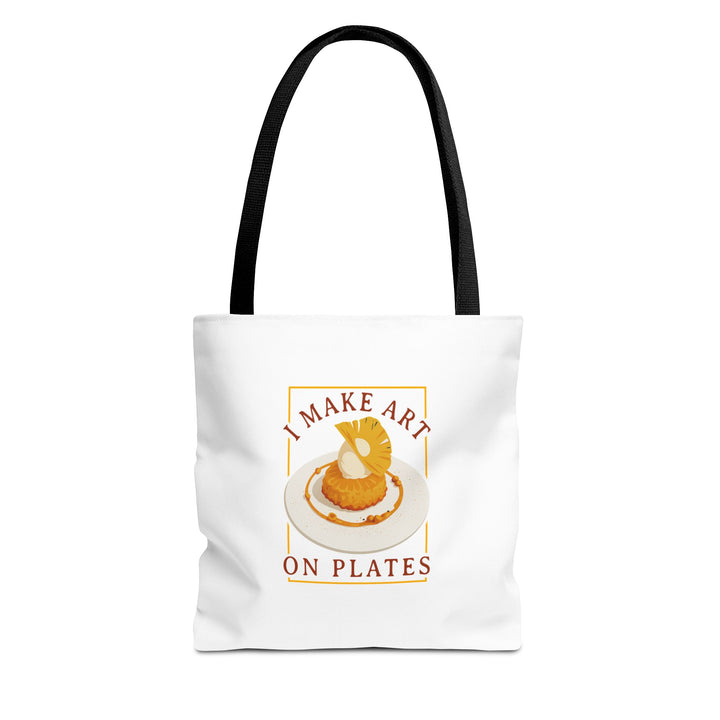 I Make Art On Plates Tote Bag