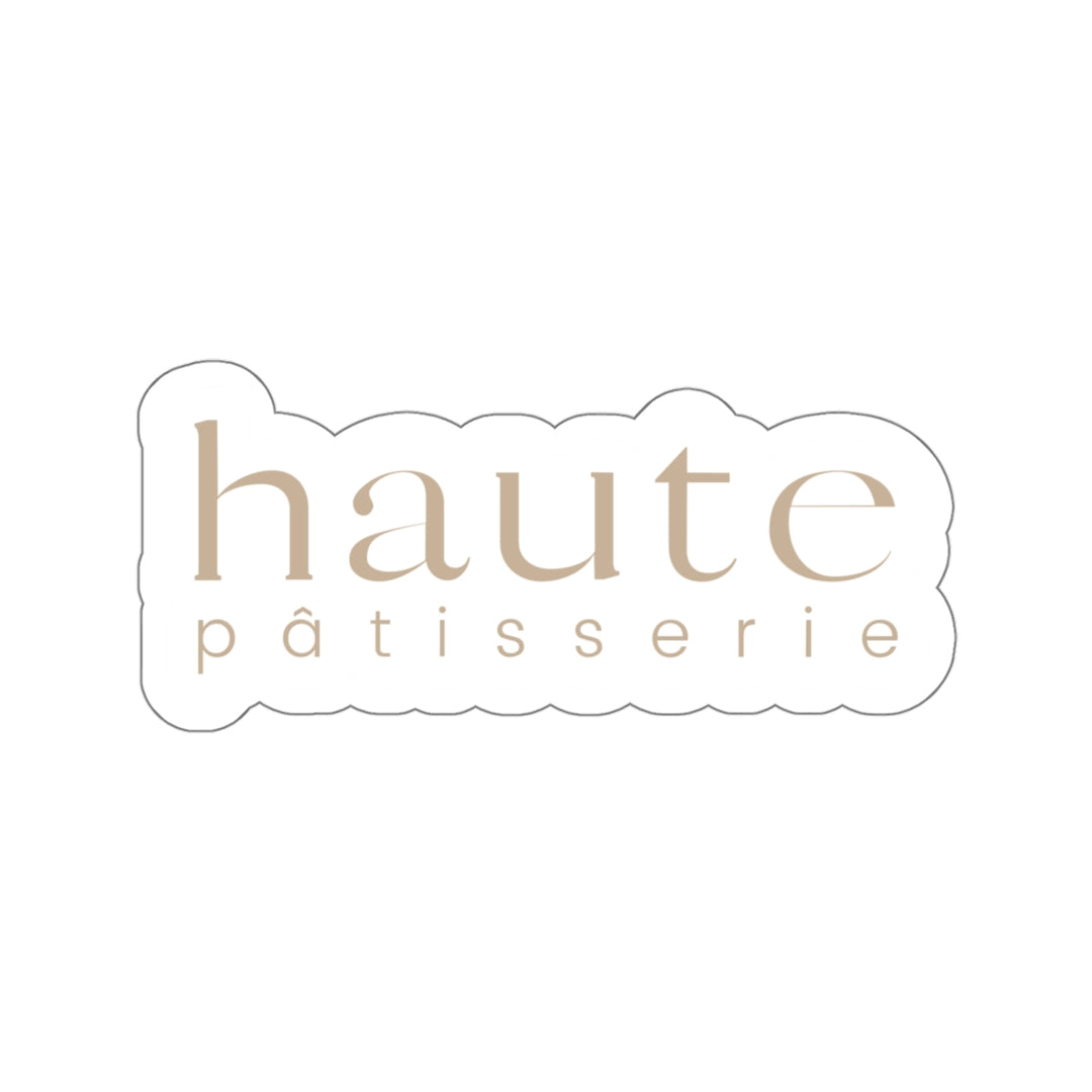 Haute Patisserie Words Vinyl Sticker