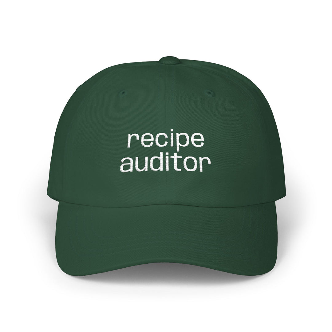 Recipe Auditor Embroidered Hat
