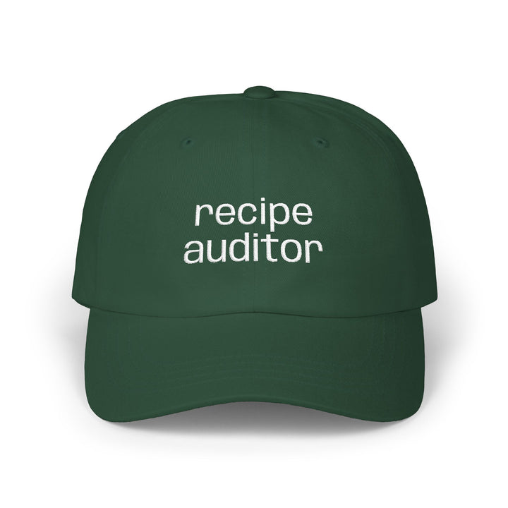 Recipe Auditor Embroidered Hat