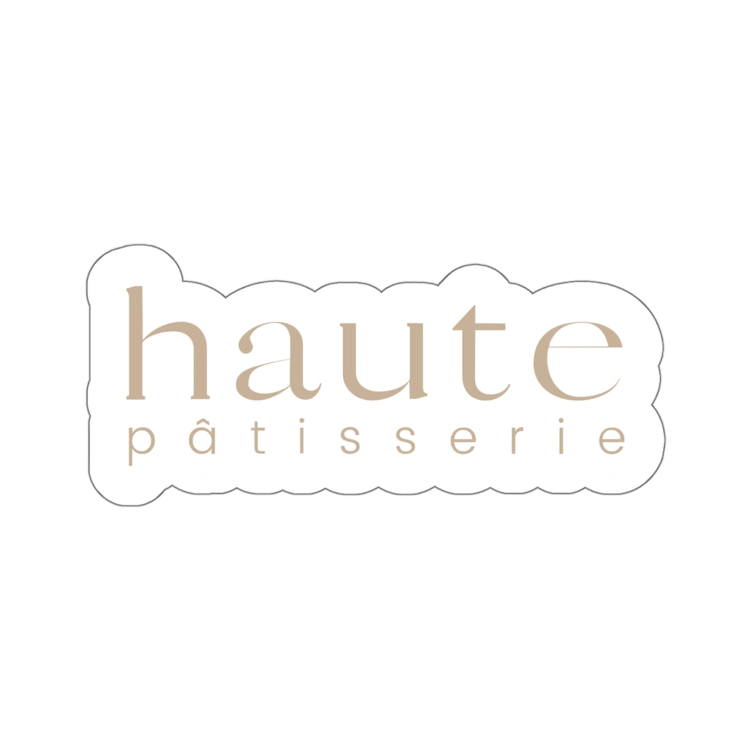 Haute Patisserie Words Vinyl Sticker