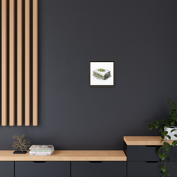 Baklava Canvas with Floating Frame