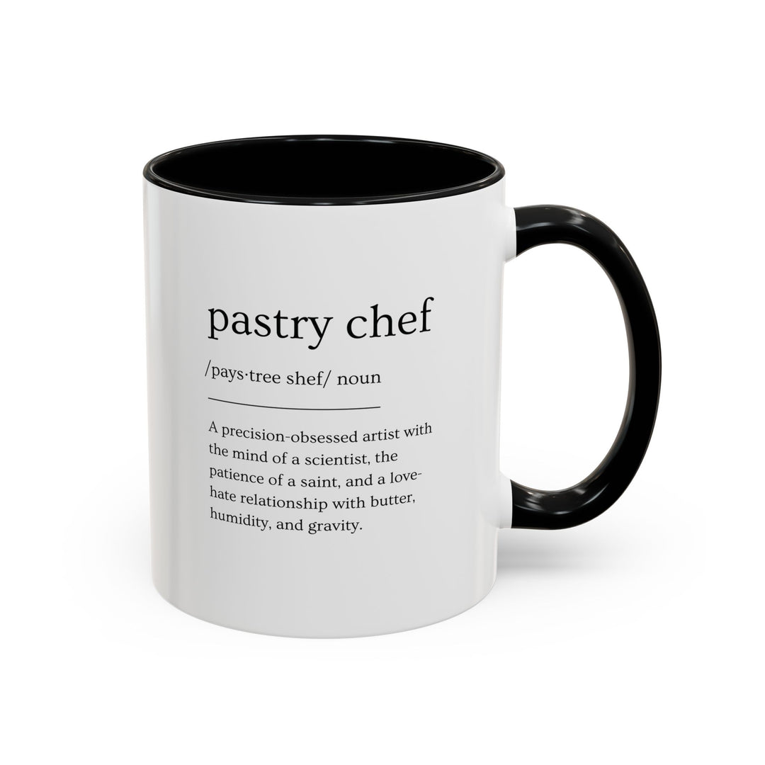 Pastry Chef Definition Color Accent Mug