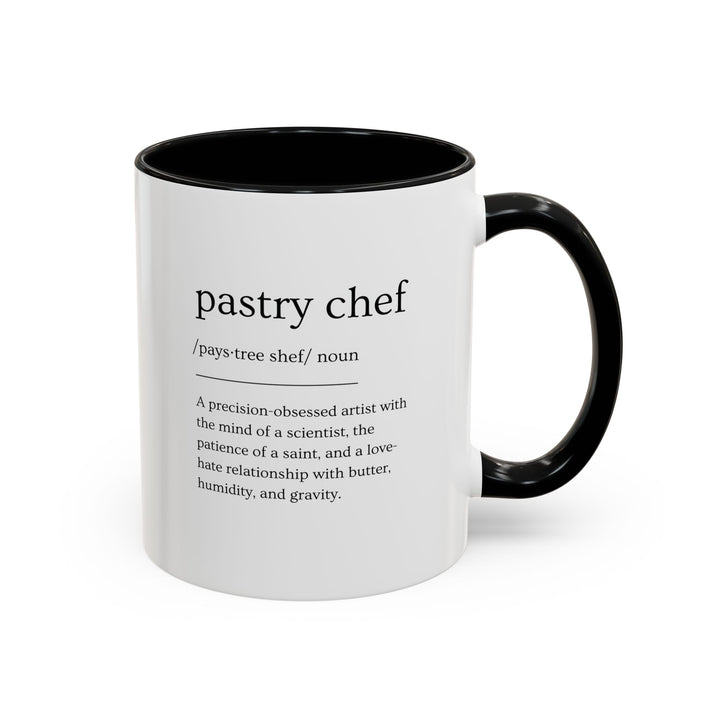 Pastry Chef Definition Color Accent Mug