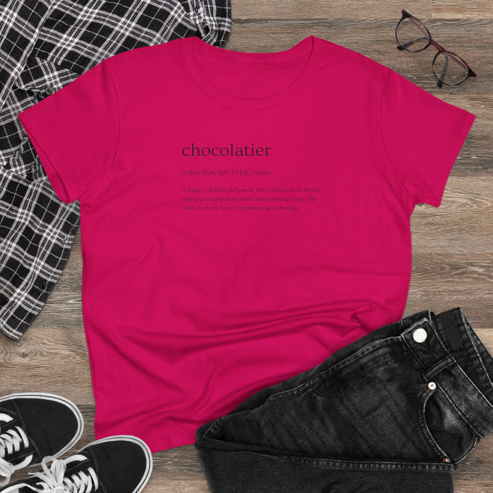 Chocolatier Definition Women's Cotton T-Shirt