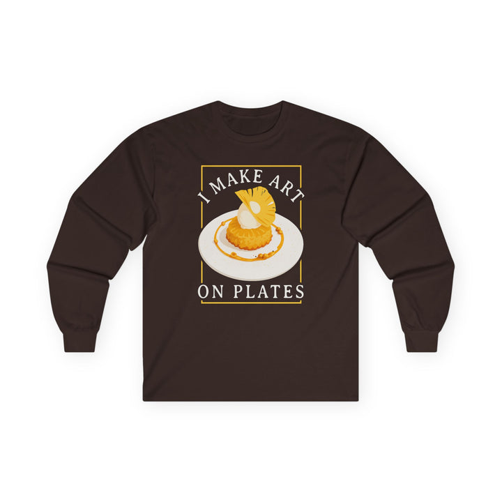 I Make Art on Plates Long Sleeve T-Shirt