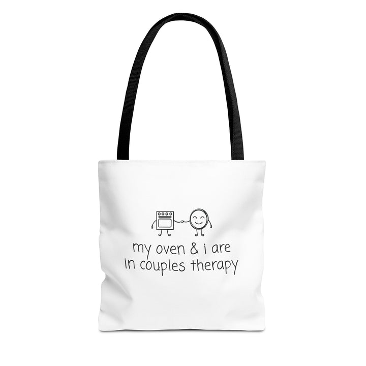 Couples Therapy With Oven Tote Bag