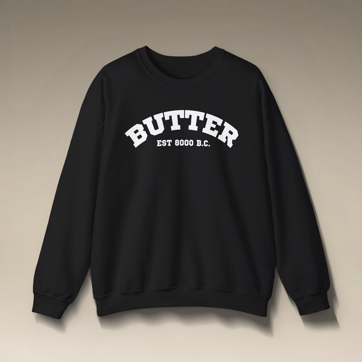 Butter Est. 8000 B.C. Crewneck Sweatshirt