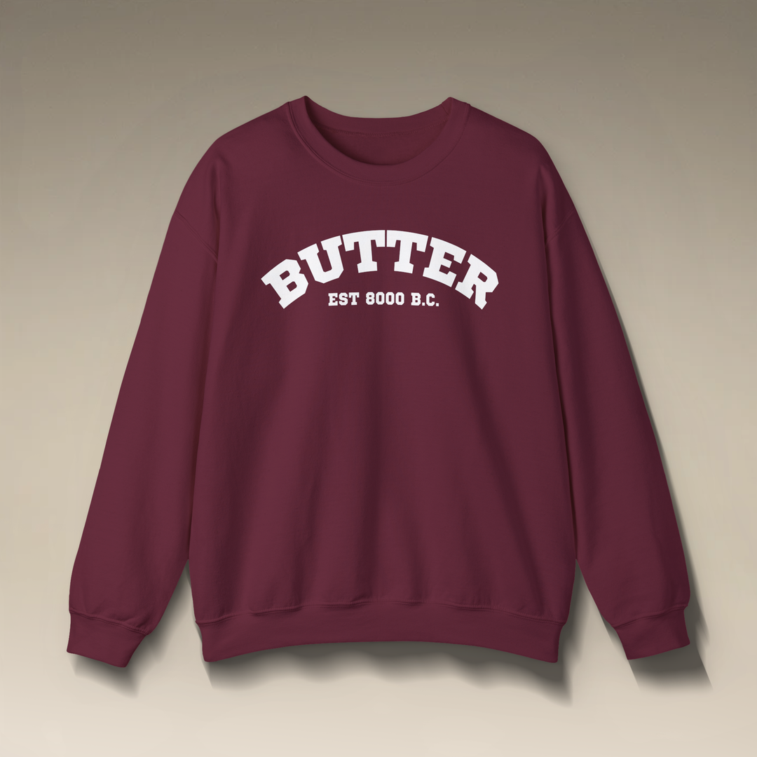 Butter Est. 8000 B.C. Crewneck Sweatshirt