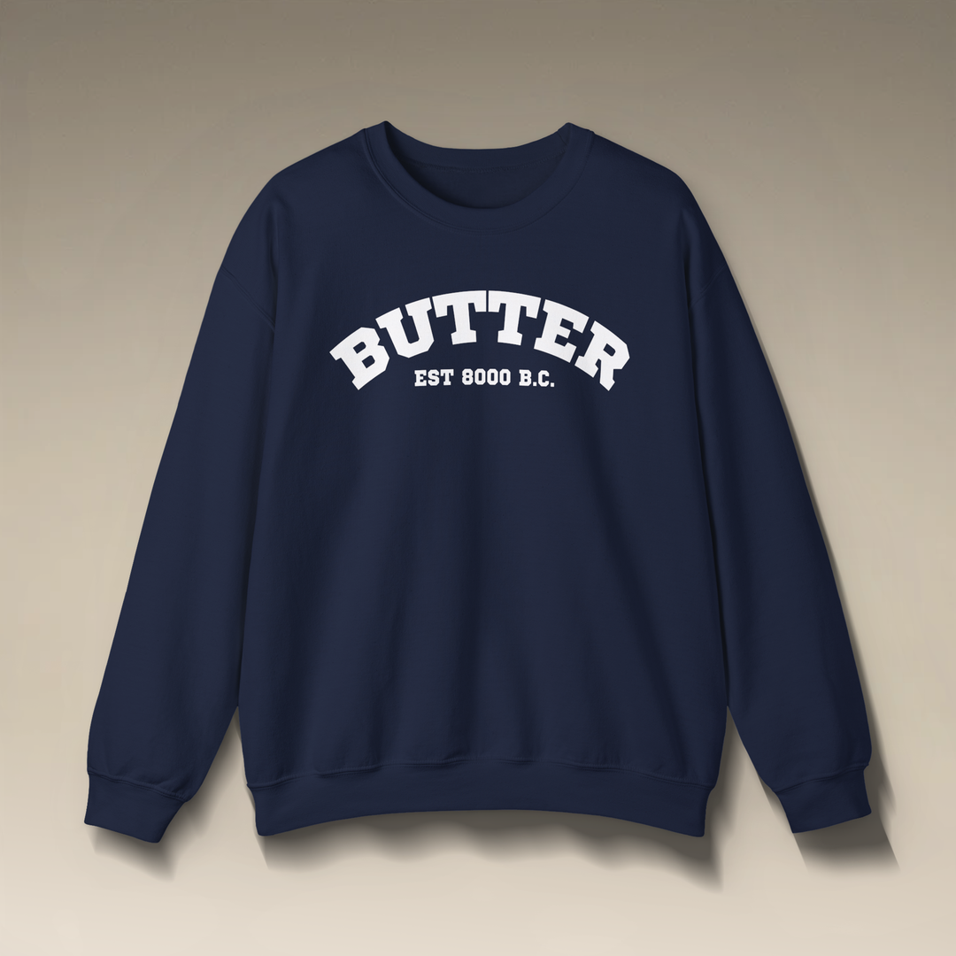 Butter Est. 8000 B.C. Crewneck Sweatshirt