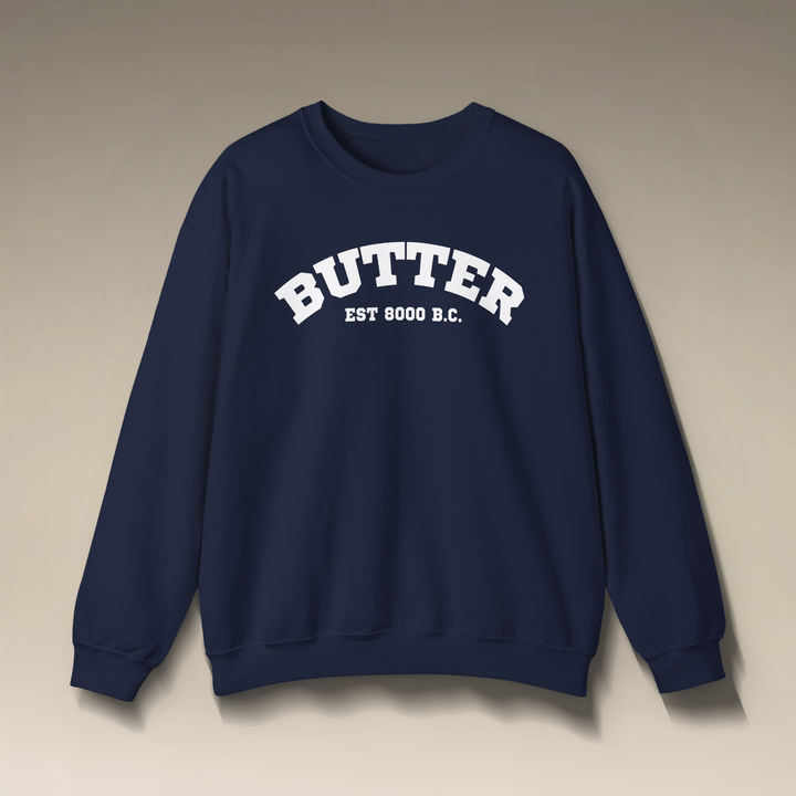Butter Est. 8000 B.C. Crewneck Sweatshirt