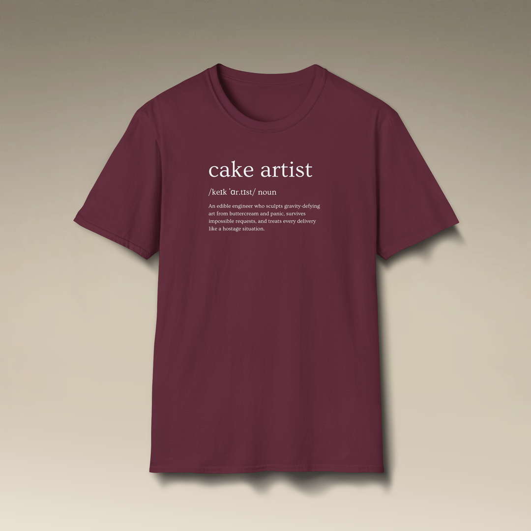 Cake Artist Definition Softstyle T-Shirt