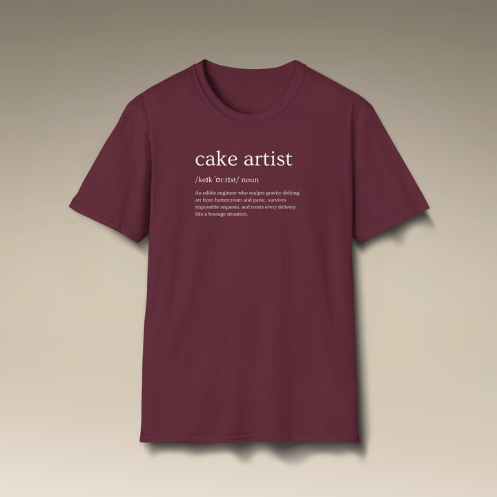 Cake Artist Definition Softstyle T-Shirt