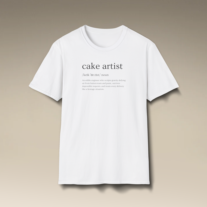 Cake Artist Definition Softstyle T-Shirt