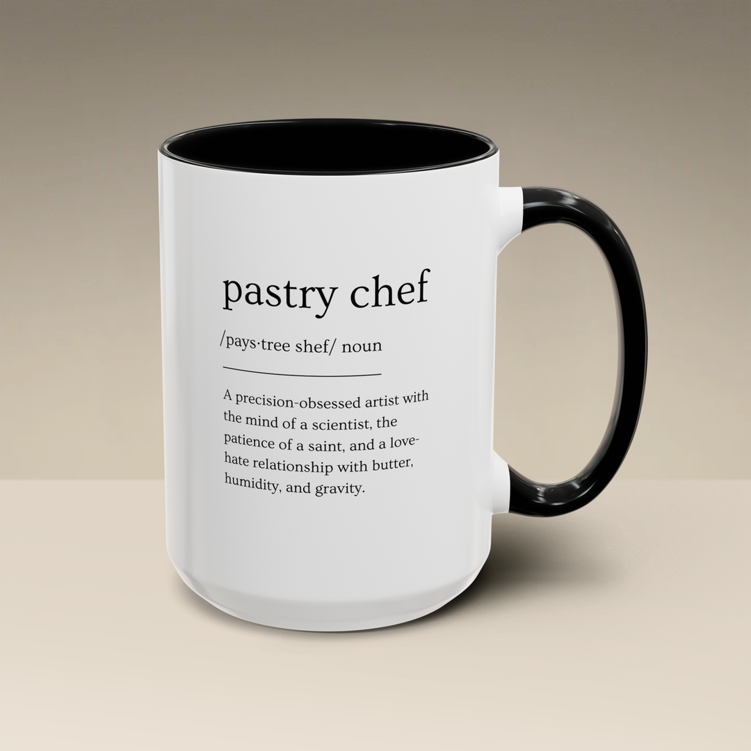 Pastry Chef Definition Color Accent Mug