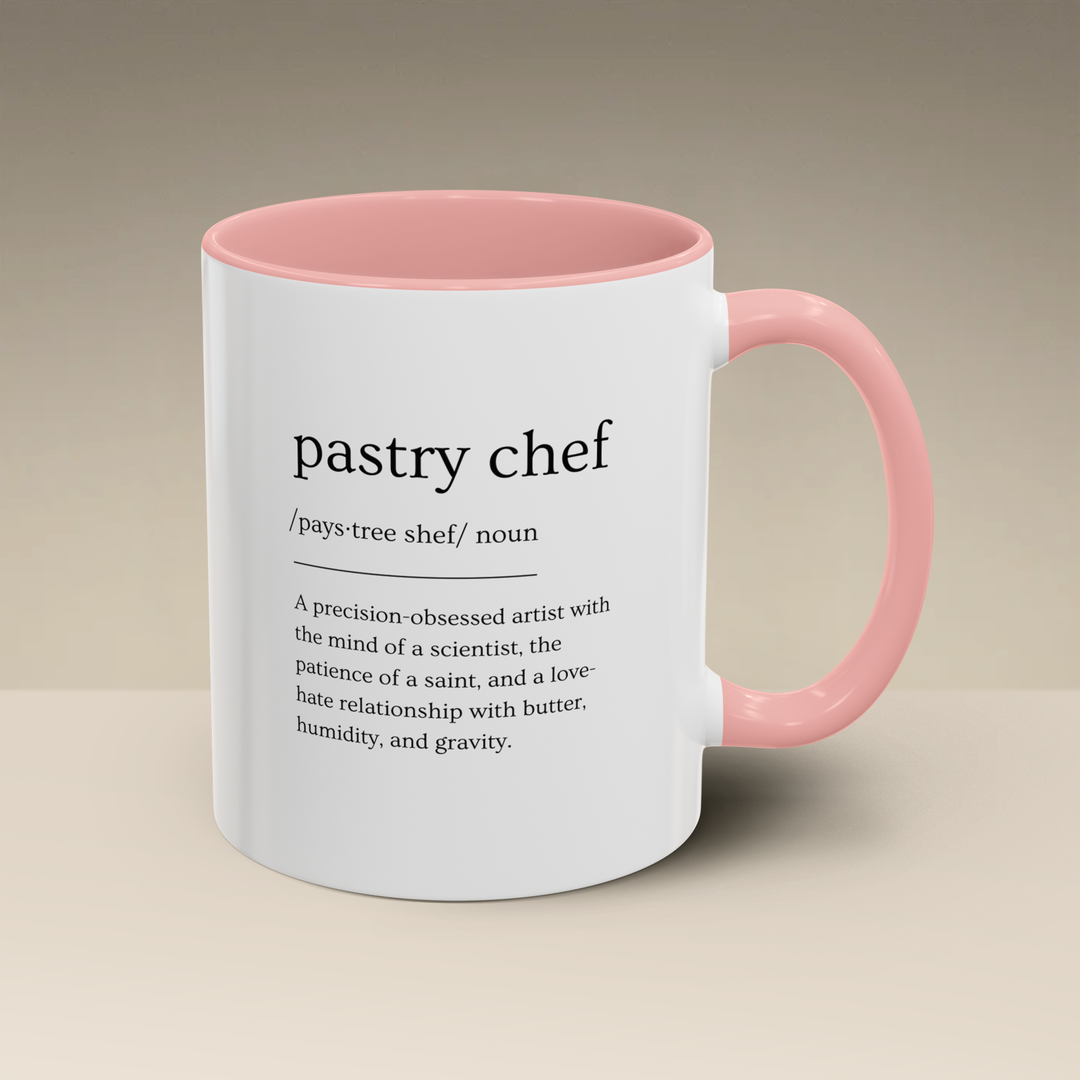 Pastry Chef Definition Color Accent Mug