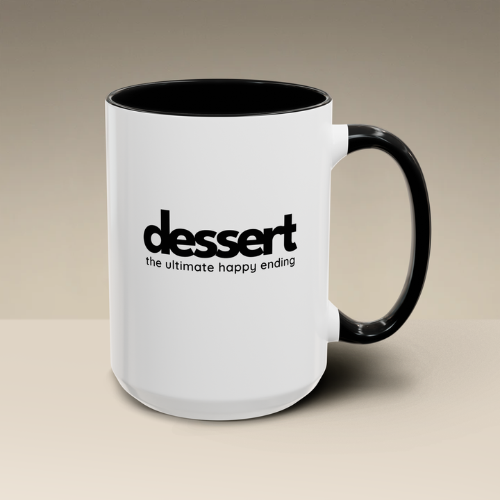 Dessert: The Ultimate Happy Ending Color Accent Mug