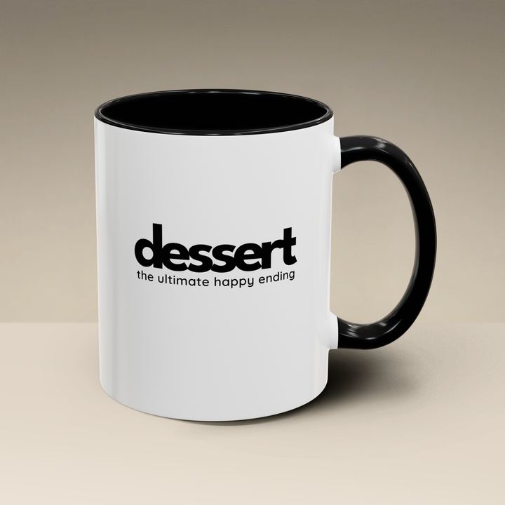 Dessert: The Ultimate Happy Ending Color Accent Mug