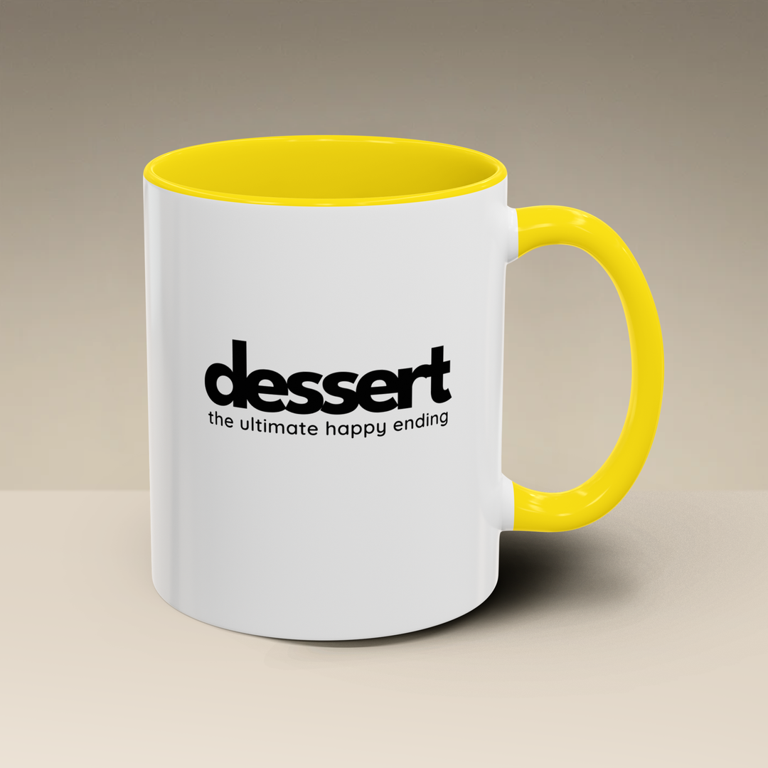 Dessert: The Ultimate Happy Ending Color Accent Mug