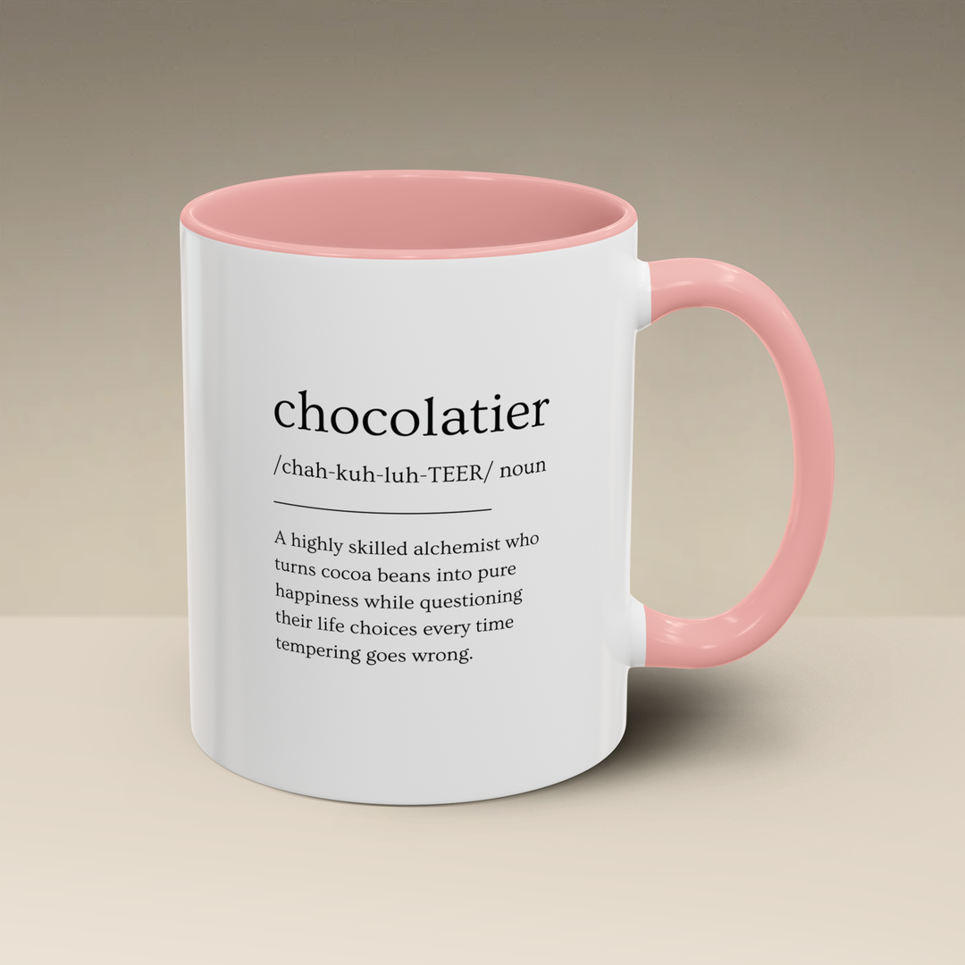 Chocolatier Definition Color Accent Mug